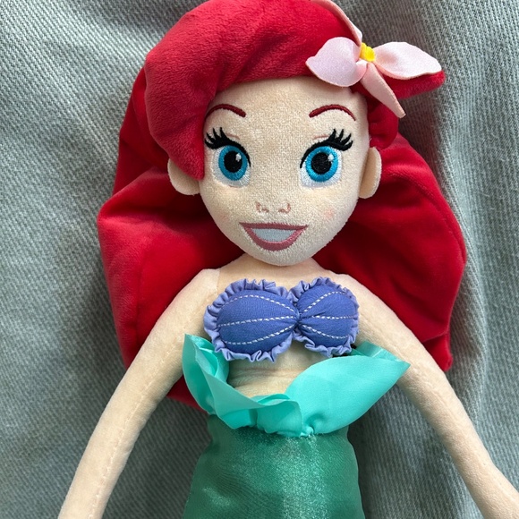 DISNEY Little Mermaid Ariel Plush Doll - Picture 2 of 8